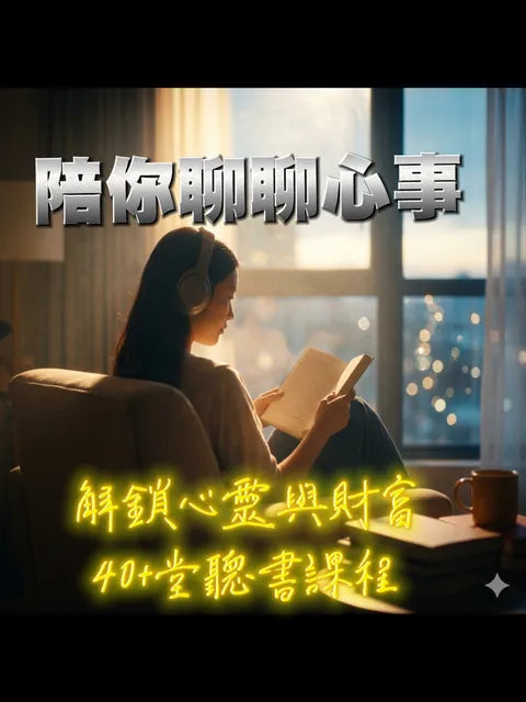 解鎖心靈與財富的 40+ 堂聽書課